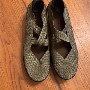 Bernie Mev Drake Woven Wedge Slip-On